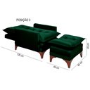 Ver imagem 5 de Poltrona Cadeira Reclinável Munique 181 Império Veludo