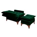 Ver imagem 2 de Poltrona Cadeira Reclinável Munique 181 Império Veludo