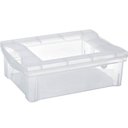 Ver imagem 5 de 2 Caixas Organizadoras Plásticas 13,5l Ordene com Tampa Radical Color Transparentes