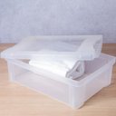 Ver imagem 4 de 2 Caixas Organizadoras Plásticas 13,5l Ordene com Tampa Radical Color Transparentes