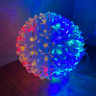 Globo com 100 Lampadas Pisca Pisca Luz de Led Flor Tomada Tam. Médio Cor:colorido - 2