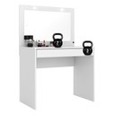 Ver imagem 7 de Camarim Penteadeira com Led 1 Gaveta Atraente - Branco