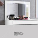 Ver imagem 6 de Camarim Penteadeira com Led 1 Gaveta Atraente - Branco