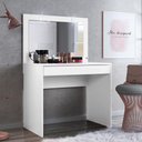 Ver imagem 1 de Camarim Penteadeira com Led 1 Gaveta Atraente - Branco