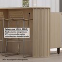 Ver imagem 5 de Bancada de Cozinha para Ilha 100% Mdf com Tampo 144cm Aura Luciane Móveis