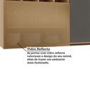 Ver imagem 7 de Armário Aéreo 2 Portas 120cm com Vidro Reflecta Brise Luciane Móveis