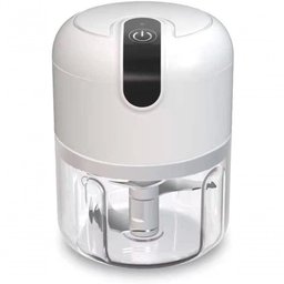 Mini Processador de Alimentos 3 Lâminas Elétrico Bivolt Usb - Branco Q-2157 - 1