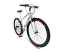 Ver imagem 1 de Bicicleta Aro 26 Aero 21 Marchas Velox Ello Bike Cor:branco/vermelho