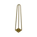 Ver imagem 4 de Pé de Metal 30 Cm Hairpin Legs Mesa de Canto Rack e Puffs Dourado G41 Gran Belo Pés de Metal Hairpin