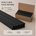 Ver imagem 5 de Kit 4 Rodapé Poliestireno 10cm x 2m Acabamento Moderno