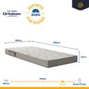Ver imagem 4 de Cama Box Baú com Colchão de Espuma Ortobom Light Liso Solteiro 88cm