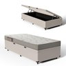 Cama Box Baú com Colchão de Espuma Ortobom Light Liso Solteiro 88cm - 1