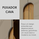 Ver mais imagens de Guarda-Roupa Casal 6 Portas 6 Gavetas 100% MDF Lizz Bege/Hannover/Fendi