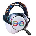 Ver imagem 2 de Abafador Protetor Auditivo para Autistas Infinity Black de 26 Db