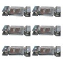 Ver imagem 1 de 6 Pares de Conector de Encaixe para Móveis Sofá Cabeceira Painel Zincado G59 Gran Belo Cabeceiras Pa