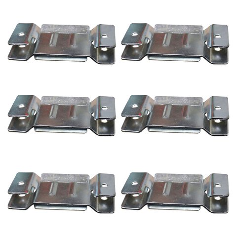 6 Pares de Conector de Encaixe para Móveis Sofá Cabeceira Painel Zincado G59 Gran Belo Cabeceiras Pa