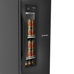 Cervejeira Beer Maxx 300 Porta Visor +2 a -6ºc 300l Vn28t Preto Onix 127v - Metalfrio - 7