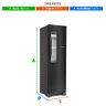 Cervejeira Beer Maxx 300 Porta Visor +2 a -6ºc 300l Vn28t Preto Onix 127v - Metalfrio - 3