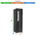 Ver imagem 3 de Cervejeira Beer Maxx 300 Porta Visor +2 a -6ºc 300l Vn28t Preto Onix 127v - Metalfrio