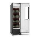 Ver imagem 5 de Cervejeira Beer Maxx 300 Porta Visor +2 a -6ºc 300l Vn28t Preto Onix 127v - Metalfrio