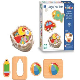 Jogo Educatico Madeira Crescer Jogo do Tato NIG Brinquedos - 2