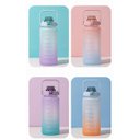 Ver imagem 4 de Garrafa Squeze Motivacional Bpa Free Enfeites Adesivo 2000ml:azul/laranja