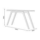 Ver imagem 3 de Aparador Premium para Sala de Estar Opala em Madeira Maciça Mel