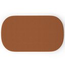 Ver imagem 6 de Puff Decorativo Orgânico para Living Quarto 100cm Doha W01 Bouclê Terracota - Lyam Decor