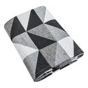 Ver imagem 2 de Tapete Jacquard 50012preto Dallas 1,35 M X 2,50 M Antiderrapante - Preto 50012