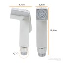 Ver imagem 2 de Gatilho Quadrado para Ducha Higiênica em ABS Cromado