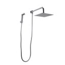 Ver imagem 2 de Ducha Chuveiro Inox 20 Cm C/ Ducha Manual com Trava Abs