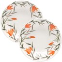 Ver imagem 1 de Jogo Pratos Fundo Sopa 10 Pessoas 10 Pçs Donna Lírios 21,5cm