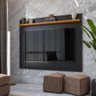 Painel para Tv até 50" Astúrias 136cm Preto/cedro - 7