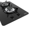 Cooktop Nardelli à Gás NDL 2B Vidro Preto Flange Inox - 3