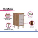 Ver imagem 4 de Balcão Cozinha Eloise c/1 Porta 40cm Cinamomo/Platina MGM