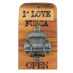Abridor de Garrafa Fusca 17 Cm Tecawood - 2