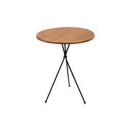 Mesa Lateral de Apoio Redonda 38cm X 45cm Aramada em Metal - 4