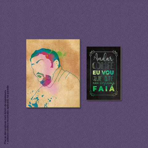 Gil - Quadros ou Placas Modulares com 2 Peças