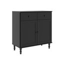 Ver imagem 2 de Aparador Buffet Ditália 2 Gavetas 2 Portas 2 Unidades R-629 Preto