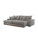Ver imagem 6 de Sofá Duque Dois Módulos de 120cm B25cm Meu Sofá Online A230 Linho Cinza