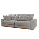 Ver mais imagens de Sofá Duque Dois Módulos de 120cm B25cm Meu Sofá Online A230 Linho Cinza