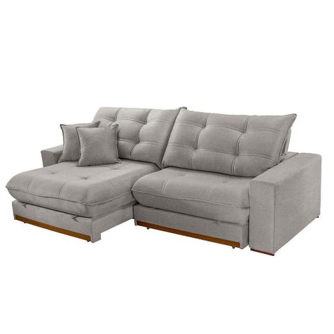 Sofá Duque Dois Módulos de 120cm B25cm Meu Sofá Online A230 Linho Cinza
