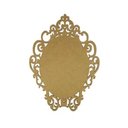 Ver imagem 1 de Kit com 3 Molduras em Mdf Oval Lisa Romana Tamanho:40x29cm Cod:kitplm008