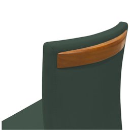 Kit 8 Cadeiras de Jantar Milan Veludo Verde Bandeira - 6