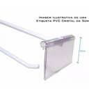 Ver imagem 2 de Gancho Cabide Expositor para Painel Canaletado Parede 20cm