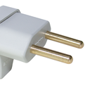 Ver imagem 4 de Plugue Triangular 2 P Macho Cinza 10 a 250 V