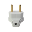 Ver imagem 3 de Plugue Triangular 2 P Macho Cinza 10 a 250 V