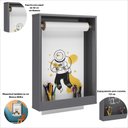 Ver imagem 5 de Lousa Painel de Criação Desenho com Rolo de Papel 42cm Cinza Ofertamo