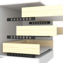 Ver imagem 5 de Cômoda para Quarto 10 Gavetas Premium Marbela Branco