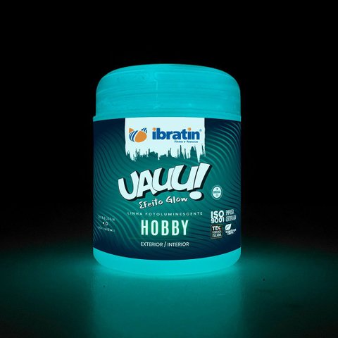 Tinta Uauu! Hobby Fotoluminescente - Cor: Azul | 100ml